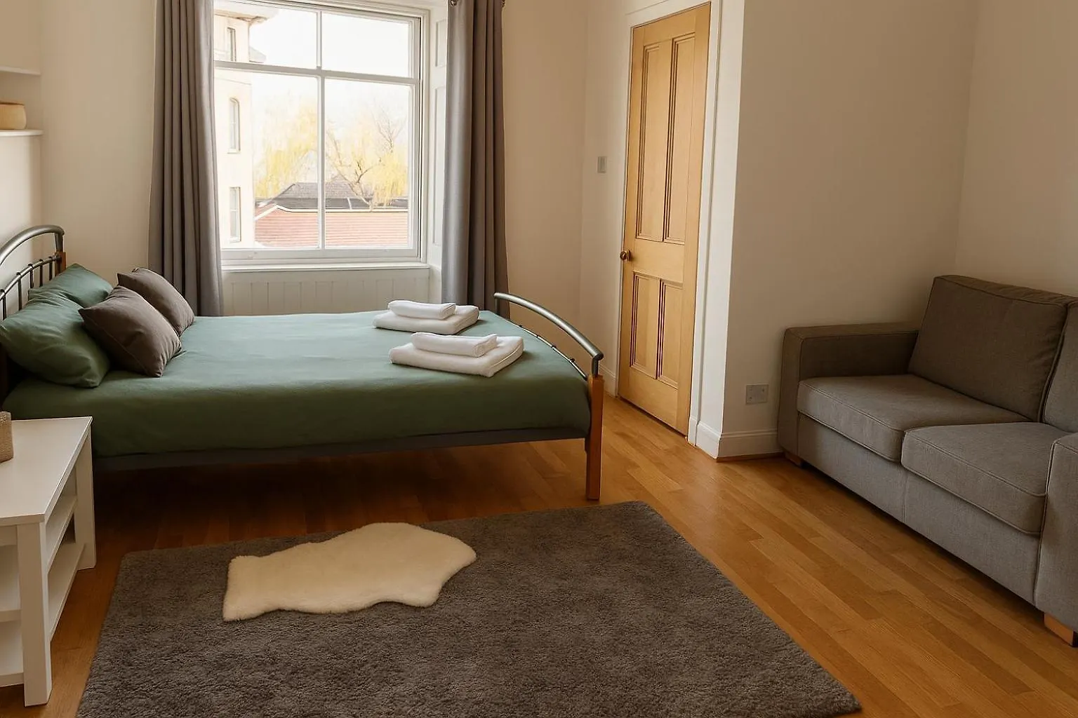 Lägenhet Quiet & Cozy Flat - 1Br & Kitchen - Close To Everything Edinburg Storbritannien